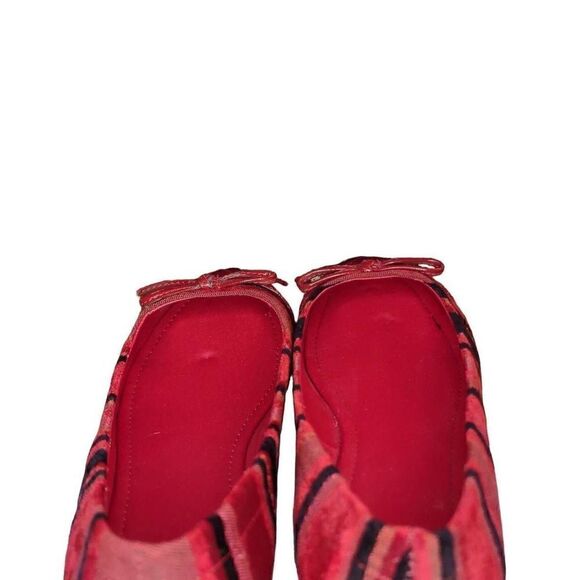 Wanted Women's Red Patent Ballet flats Size 9.5 - Picture 6 of 8